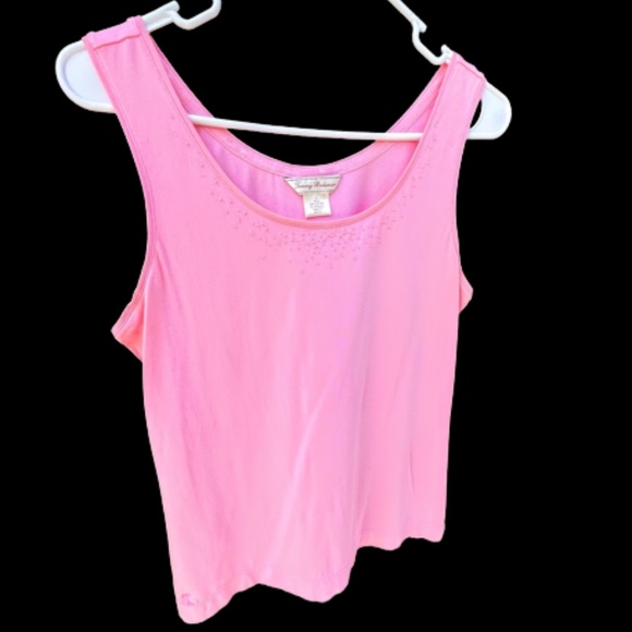 Tommy Bahama Beaded Embroidered Barbie Tank Top 🌸Host Pick🌸 - Picture 4 of 12